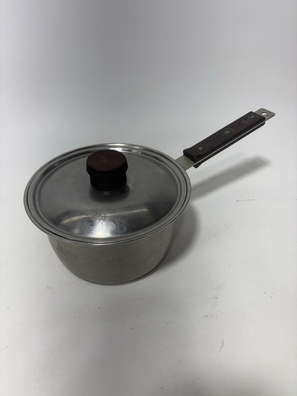 Vintage Farberware 2 qt Saucepan With Lid Aluminum Clad Stainless Steel